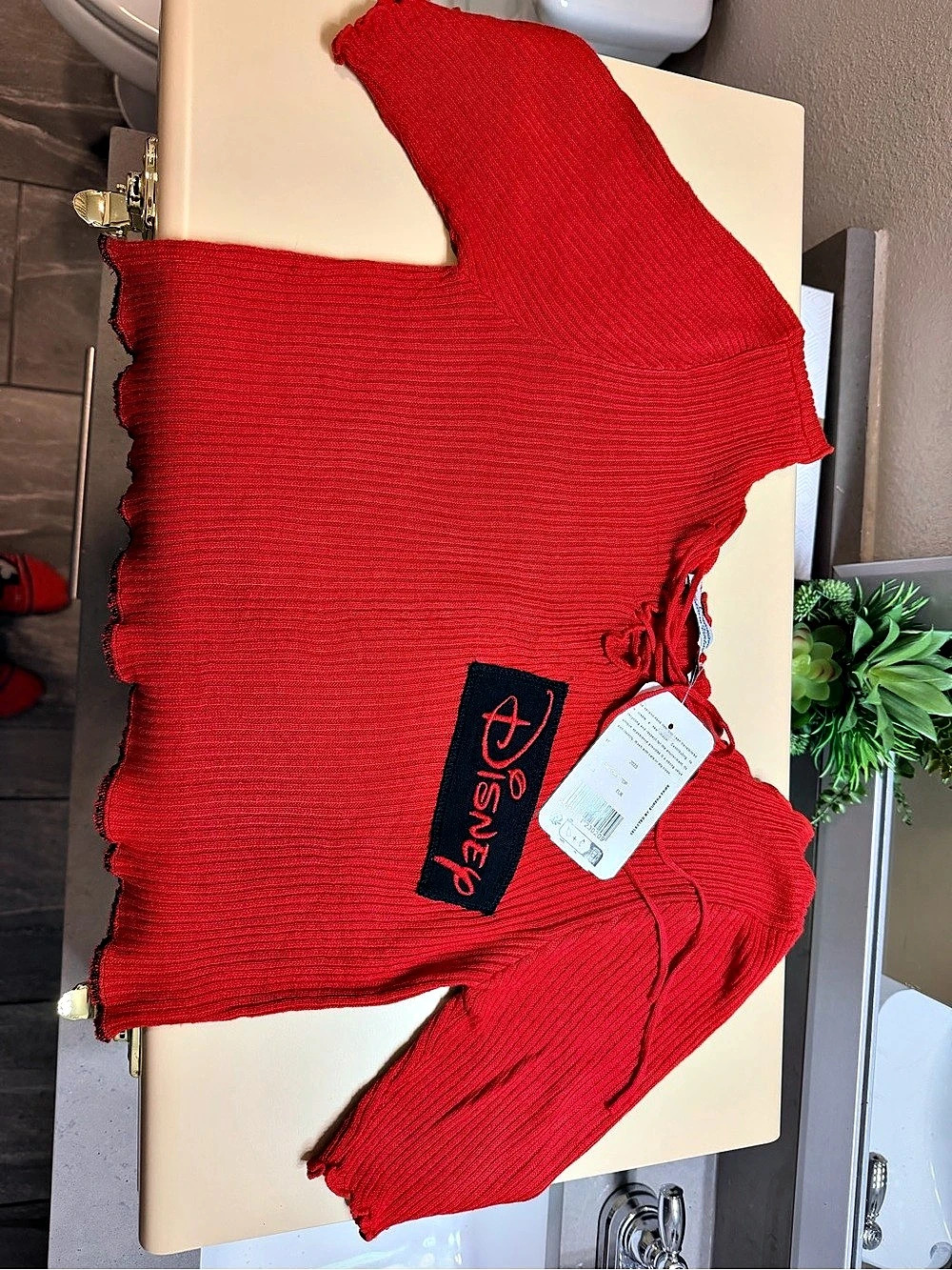 Culture Vintage Disney Red Crop Top